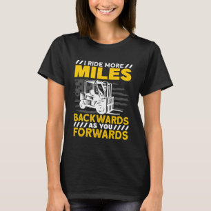 Camiseta Operador de empilhadeira Eu Passo Mais Milhas Para