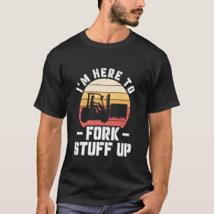 Camiseta Operador de Empilhadeira Motorista de Empilhadeira