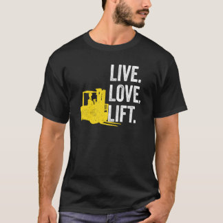 Camiseta Operador de Empilhadeira Vida Real Elevação