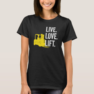 Camiseta Operador de Empilhadeira Vida Real Elevação