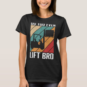 Camiseta Operador de Empilhador Gym Fork Armazém Forklifter