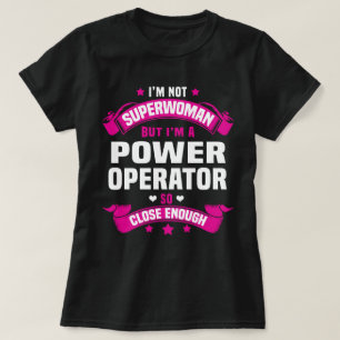 Camiseta Operador de energia