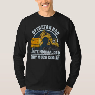 Camiseta Operador de Equipamento Pesado de Construção Mascu