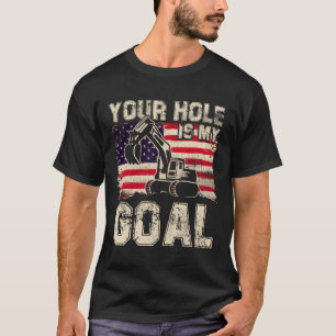 Camiseta Operador De Equipamento Pesado Engraçado Seu Burac