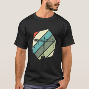Camiseta Operador de Equipamento Pesado Retro Hexa Operador