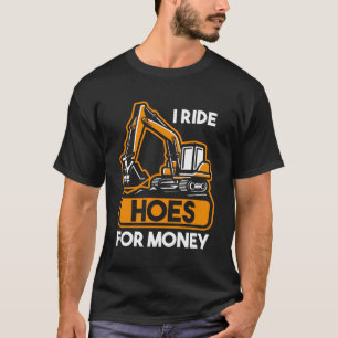 Camiseta Operador de Escavador de Equipamento Pesado I Roda