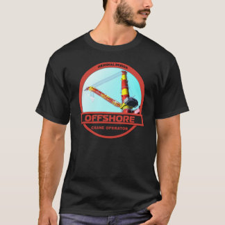 Camiseta Operador de guindaste a pouca distância do mar -