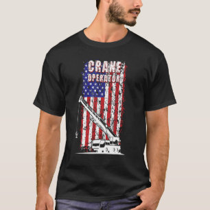 Camiseta Operador de guindaste com guindaste americano Driv