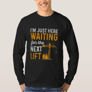 Camiseta Operador de Guindaste de Equipamento Pesado Para U
