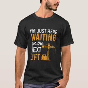 Camiseta Operador de Guindaste de Equipamento Pesado Para U