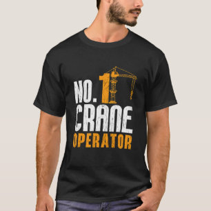 Camiseta Operador de Guindaste Nº 1 Trabalhadores da Constr
