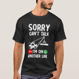 Camiseta Operador de guindaste Operador de Construção de Eq