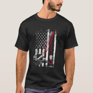 Camiseta Operador de Guindaste Operador de Equipamento Pesa