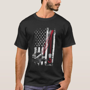 Camiseta Operador de Guindaste Operador de Equipamento Pesa