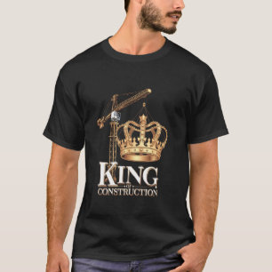 Camiseta Operador de Guindaste Trabalhador da Construção Ad
