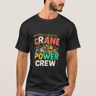 Camiseta Operador de Guindaste Trabalhador da Construção Am