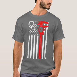 Camiseta Operador de Máquina CNC Ferramentas Sinalizador de