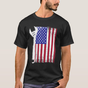 Camiseta Operador de Máquina CNC Patriótico Mães de Sinaliz