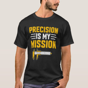 Camiseta Operador de Máquina CNC Precisão É Minha Missão CN