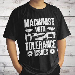 Camiseta Operador de Máquina Torneiro Mecânico Com Problema