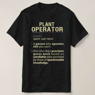 Camiseta Operador de Planta Real American Definition