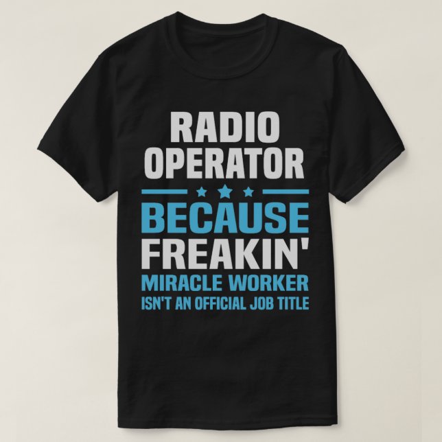 Camiseta Operador de rádio 13 (Frente do Design)