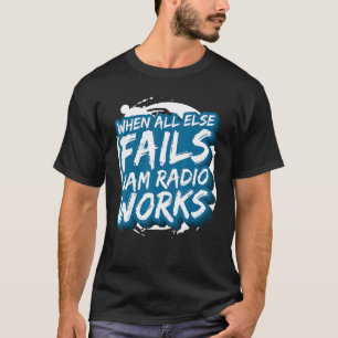Camiseta Operador de Rádio Amador Administrador Nerd Rádio