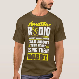 Camiseta Operador de Rádio Amador HAM Rádio Funny HAM Opera