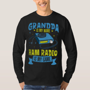 Camiseta Operador de Rádio Amador Sinal de Rádio Amador