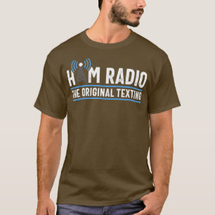 Camiseta Operador de Rádio Amateur Gift de Mensagem Origin
