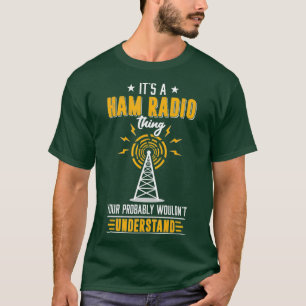 Camiseta Operador De Rádio Amateur Ham Shirt Com Presente