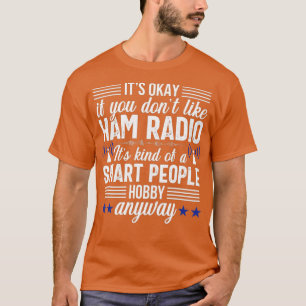Camiseta Operador de Rádio de Ham do Hobby do Smart Pessoa