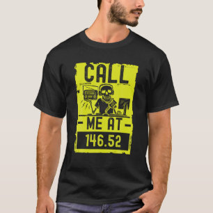Camiseta operador de rádio de presunto amador e engraçado