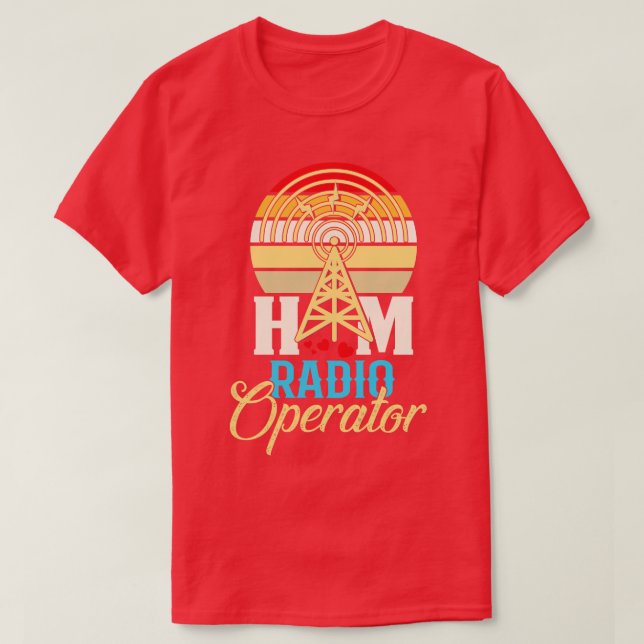 Camiseta Operador de Rádio Ham (Frente do Design)