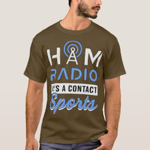 Camiseta Operador de Rádio Ham Antenna Amateur