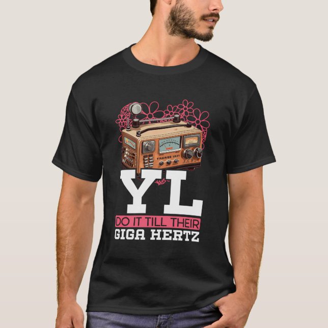 Camiseta Operador de Rádio Ham - Código Morse Antena Radioa (Frente)