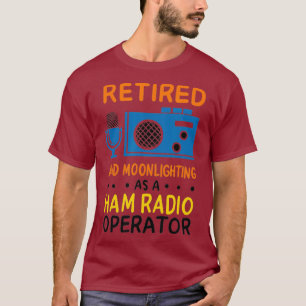 Camiseta Operador de Rádio Ham De Luz De Luz Aposentada De