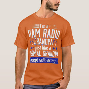 Camiseta Operador de Rádio Ham Rádio Amador Rádio Funny Avô