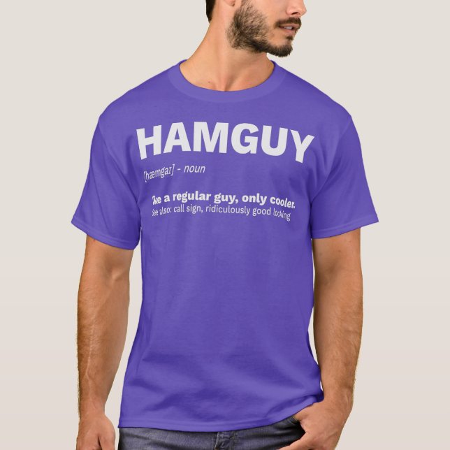 Camiseta Operador de Rádio Hamguy Amateur (Frente)