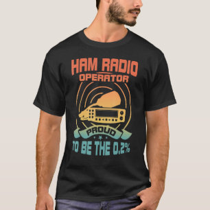 Camiseta Operador de Rádio Vintage Ham - Retro Proud Amateu