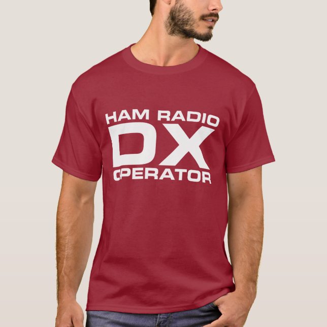 Camiseta Operador de radioamador (Frente)