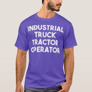 Camiseta Operador de Trator de Caminhão Industrial
