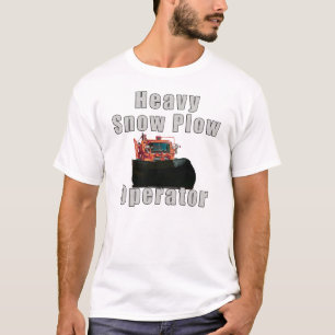 Camiseta Operador do arado de neve