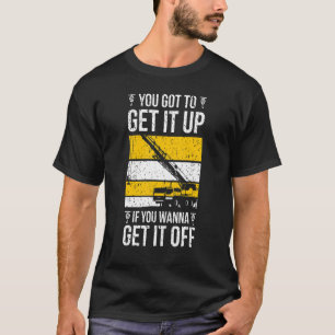 Camiseta Operador Do Crane Tira-O Da Semana Do Operador Do