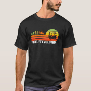 Camiseta Operador do Driver Forklevantador Engraçado de Evo
