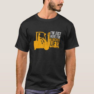 Camiseta Operador do Empilhador Gym Fork Warehouse Forklift