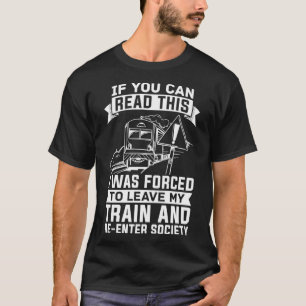 Camiseta Operador do maquinista Locomotiva Ferroviária 1