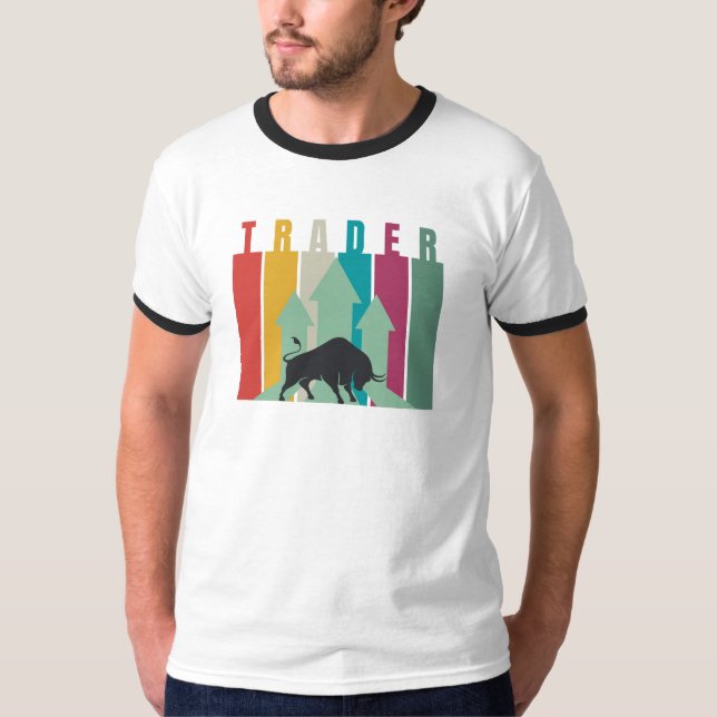 Camiseta Operador do mercado Bull | Design simples (Frente)