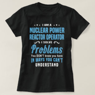 Camiseta Operador do reator nuclear