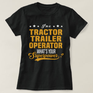 Camiseta Operador do reboque do trator